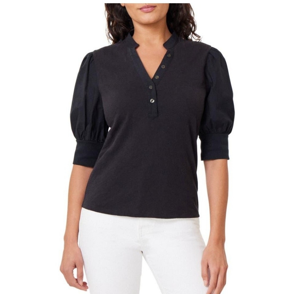 Habitual Black V-Neck Blouse